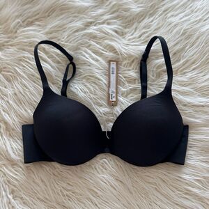 Skims Ultimate Push up Plunge Bra Onyx Size 32C